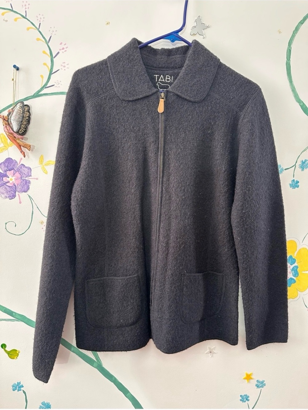 TABI Zip-Front 💯Wool Jacket